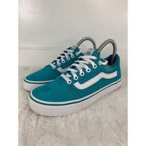 Vans Women’s Teal Low Top Canvas Sneakers 500714 Size 6.5